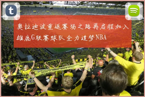 奥拉迪波重返赛场之路再启程加入雄鹿G联赛球队全力追梦NBA